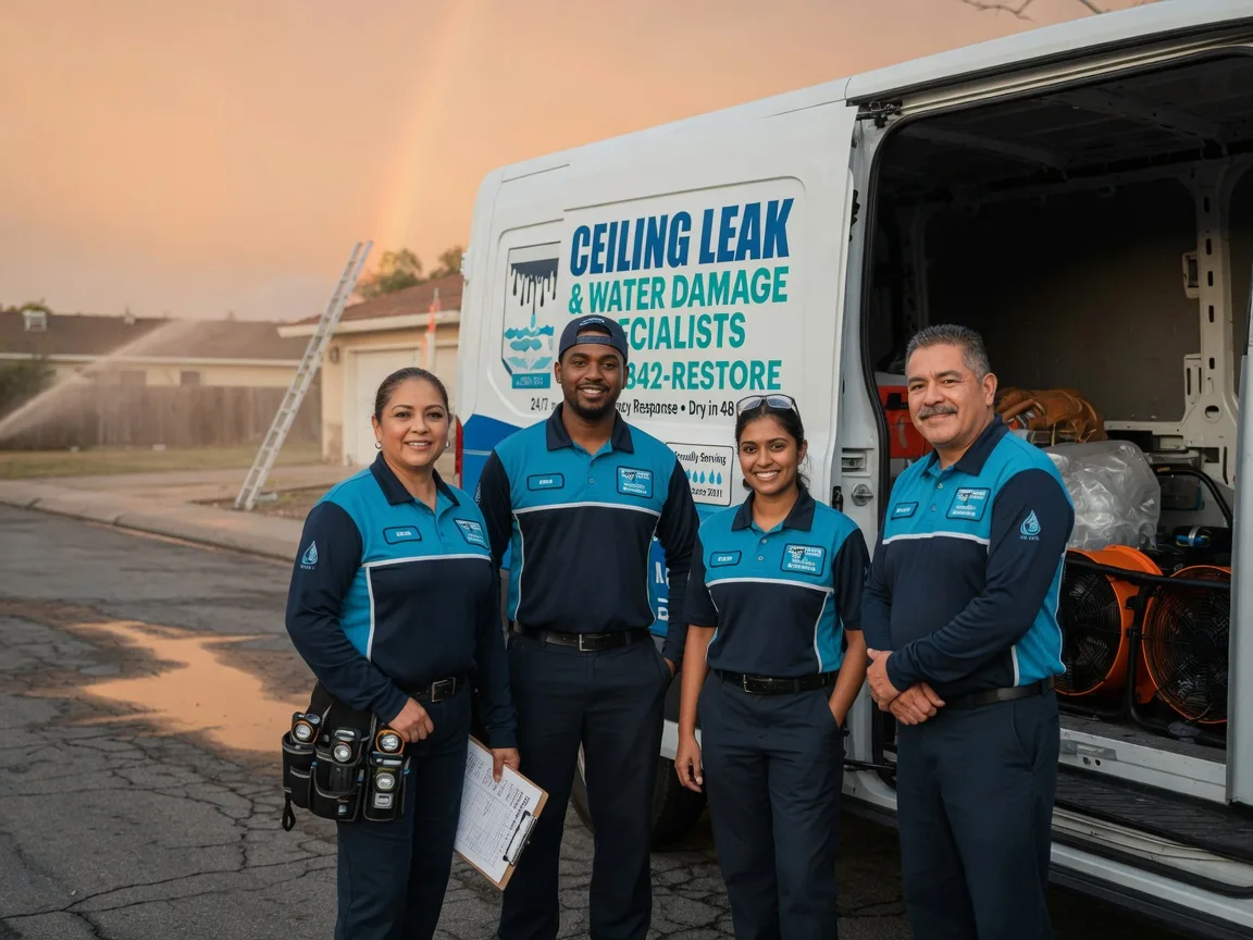 Ceiling Leak Cleanup company in Southmont, NC