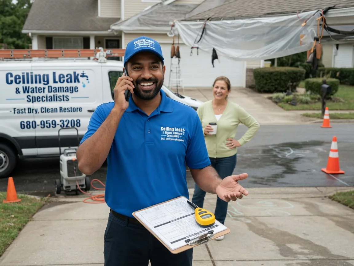 Ceiling Leak Cleanup Southmont, NC FAQs